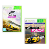 Kit Forza Horizon-1 E Forza Horizon-2 Para Xbox-360 