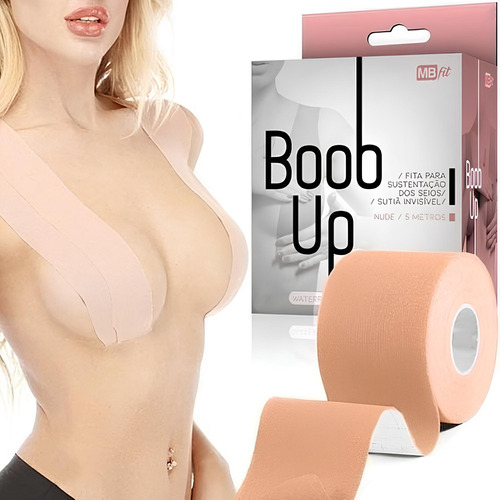 Sutiã Adesivo Levanta Peito Seios Fita Boob Up Invisível Fit