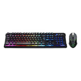 Kit Gamer Teclado Y Mouse Ghost Knight 2 Compatible Con Ps4