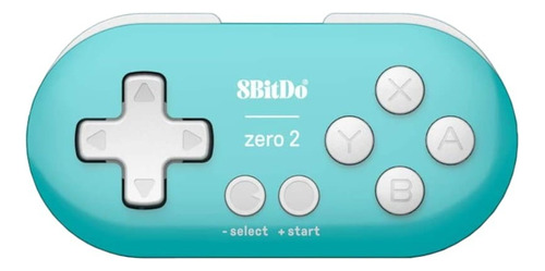 Controle Gamer Zero 2 Mini 8bitdo Azul Bluetooth Gamepad 