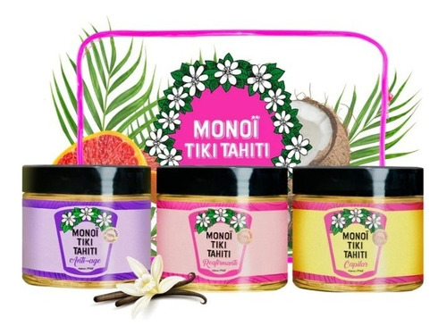  Kit Regeneración Total Monoï Tiki Tahiti