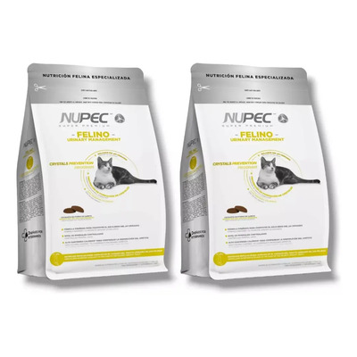 Kit De 2 Nupec Felino Urinary 3kg | Prevención De Cristales | Envío gratis