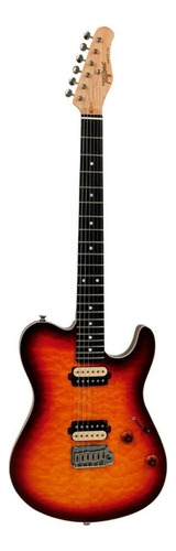 Guitarra Elétrica Tagima Signature Series Grace 700 De  Mogno Honeyburst Com Diapasão De Madeira Técnica
