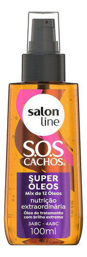 Óleo Tratamento Nutrição Super Óleos Cachos Salon Line 100ml