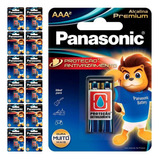 26 Pilhas Alcalinas Premium Aaa 3a Panasonic 13 Cart