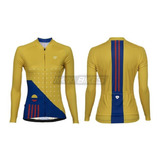 Camiseta Jersey Gw Colombia Manga Larga Ciclismo Bicicleta