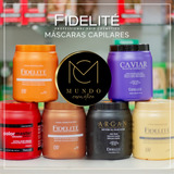 Kit X6 Máscaras Capilares Fidelité/argán/caviar/cm 1000g/1kg