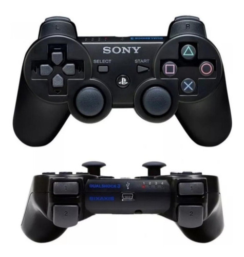 Controle Ps3 Sony ( Kit 2 Unidades + 1 Cabo Usb Lacrado)