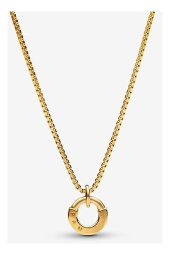 Colar Collier Dourado Em Prata 925 C/ Caixa