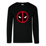 Camiseta Deadpool Larga Camibuso Sueter