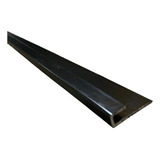 Perfil J  -  Aluminio Color Negro - Largo X 2 Metros
