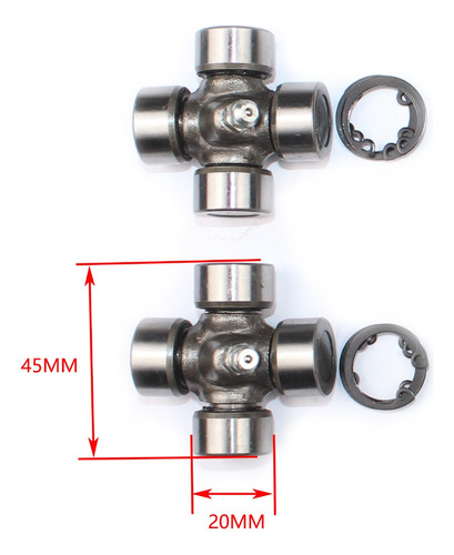 Cruceta 20x45 Motocarro Diferencial/reversa 2 Piezas