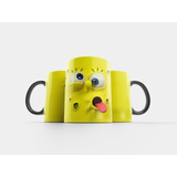 Kit Diseños Plantillas Tazas Bob Esponja Sublimación