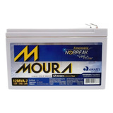 Bateria Estacionaria Moura 12v 7ah Mva7 Nobreak Cerca Alarme