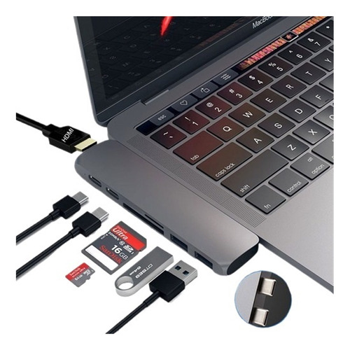 Adaptador Thunderbolt Para Macbook Pro/ar 2020