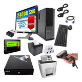 Kit Punto De Venta Pc Lector Cajon Impresora Codigos Barras