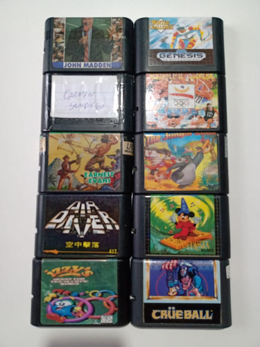 Cartuchos Mega Drive. Lote Jogos Paralelos.