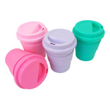 Vaso Térmico Reutilizable Mini Mug Con Banda Bpa Free X 25