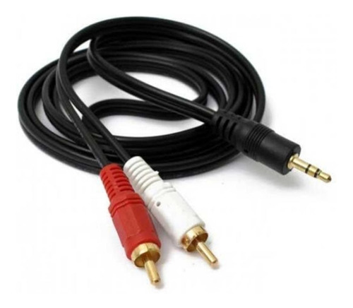 Cable Rca Audio Auxiliar A Mini Plug 3.5mm Parlantes 3 Mts