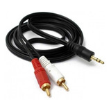 Cable Rca Audio Auxiliar A Mini Plug 3.5mm Parlantes 3 Mts