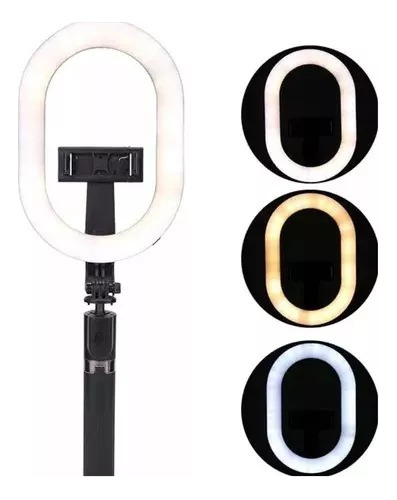 Aro De Luz Led Monopod Bluetooth Selfie Tripode Multifuncion