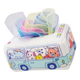 Caja De Pañuelos Para Bebé, Cajón De Autobús Con 10