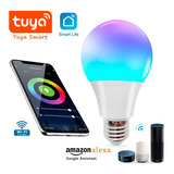 Lámpara Wifi Inteligente De 15 W + 3 W Rgb Tuya Alexa Y Google Light Color Rgbw+ww 90 V 240 V (bivolt)