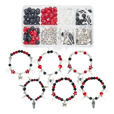 Kit Para Hacer Pulseras Con Charms De Vidrio Y Aleación | Envío gratis