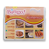 Bingo De Alimentos 12 Tableros Infantil Educativo Juego Mesa