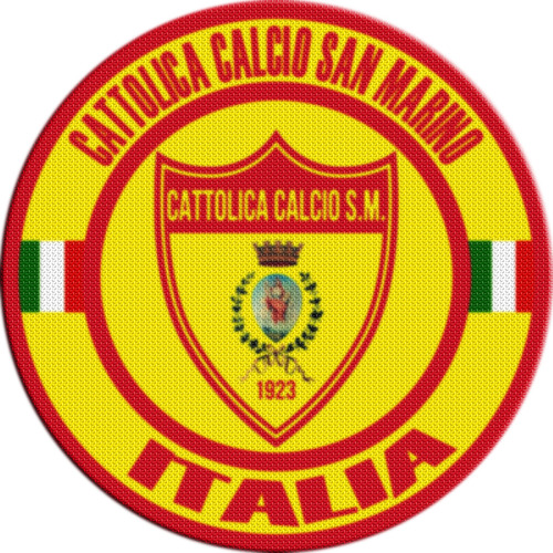 Parche Ropa Circular Italia Cattolica Calcio San Marino