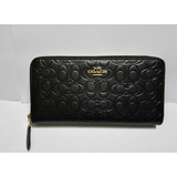 Cartera Para Mujer Coach Crossgrain De Cuero Black