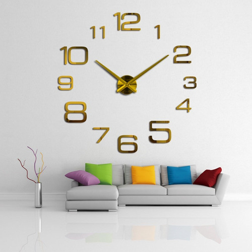 Reloj De Pared 3d (diámetro 100 Cm)