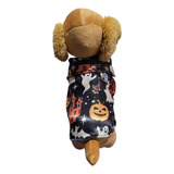 Roupa Halloween Camisa Para Cães Com Velcro