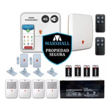 Kit Alarma Marshall 4g Linea Celular Y Wifi Sensores Sirenas
