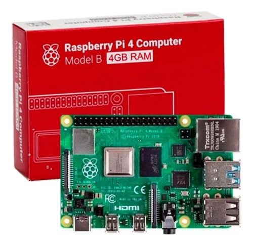 Raspberry Pi 4 Pi4 Model B 4gb Ddr4 Pronta Entrega