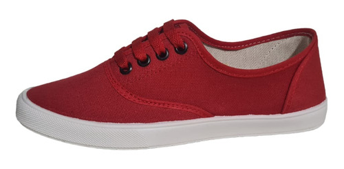 Zapatilla Roi Lona Unisex Roja