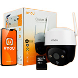 Cámara Seguridad Cruiser 2mp Imou Wifi Exterior Ip + Sd 32 G