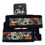 Straps Clinch Para Pedales Fixed Gear Fixie New Red Skull