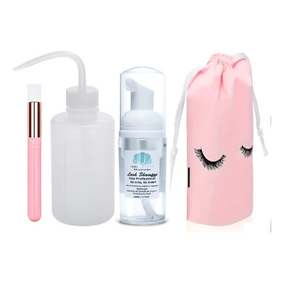 Lash Shampoo+brocha+pizeta Extensión Pestañas Mink Lashistas | MercadoLibre