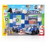 Juego Para Armar Estación Policía Para Bebe  Abrick