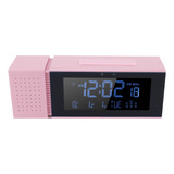 Reloj Despertador Digital Con Luz Nocturna Tsp30 Con Radio F