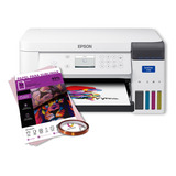 Impresora Epson F170+resma A4 Papel Sublimación+cinta+tintas