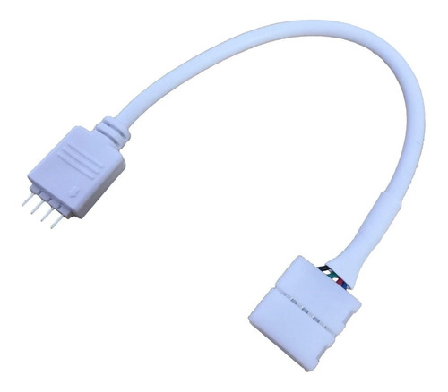 Conector Para Tira Led Rgb 4 Pines Hebilla Prensa Cable X 10