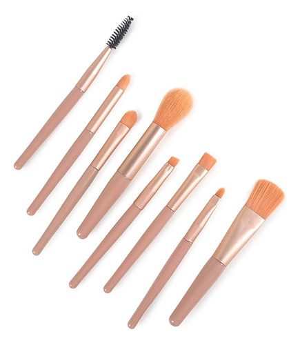 Set De 8 Brochas Para Maquillaje Ideal Cartera / Viaje