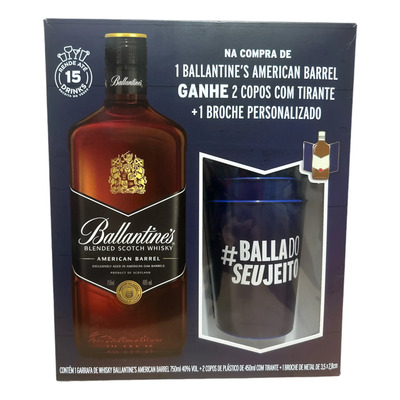 Whisky Ballantines 12 Anos | Mercado Livre