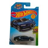 Hot Wheels 16 Bugatti Chiron Azul 2019 Versión Americana