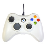 Control Alámbrico Blanco Compatible Con  Xbox 360 :: Vz