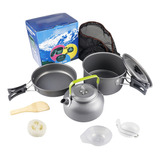 1 Set De Cocina Y Cubiertos Para Acampar, Portátil, Pot Mad