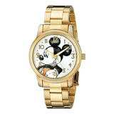 Reloj Mujer Disney W001844 Cuarzo Pulso Dorado Just Watches