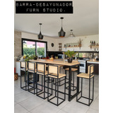 Barra- Isla De Cocina Estilo Industrial. Furn Studio